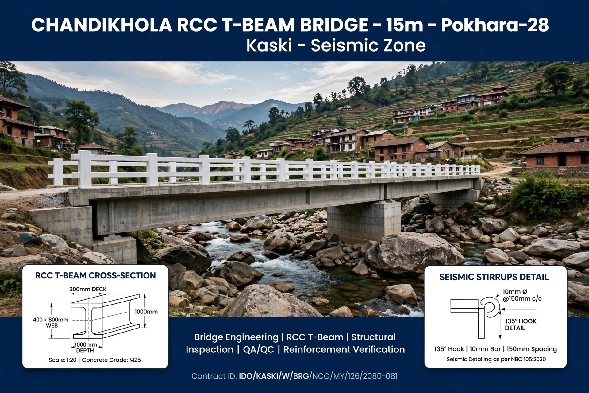 Chandikhola RCC T-Beam Bridge