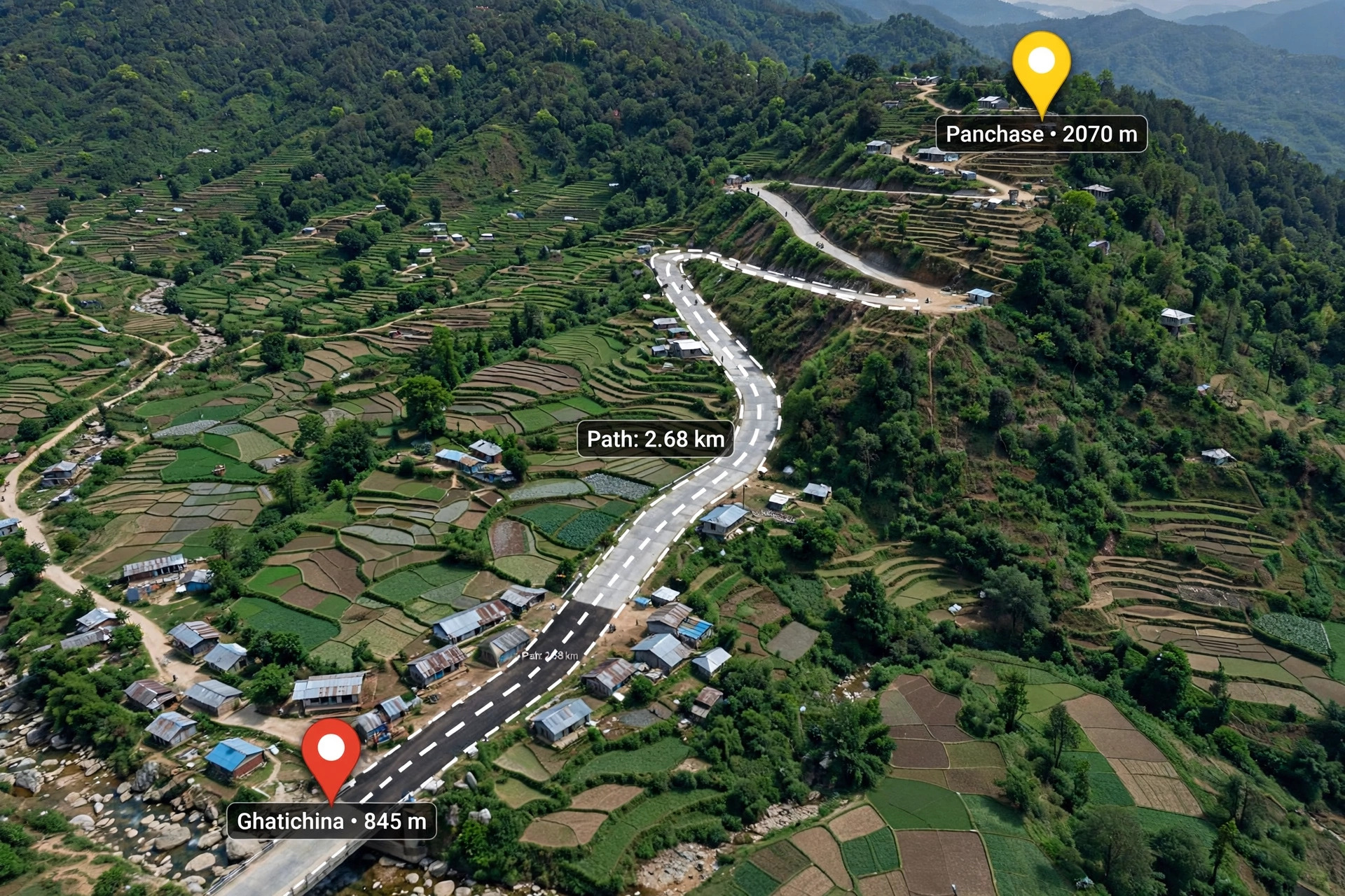 Ghatichina – Panchase Road